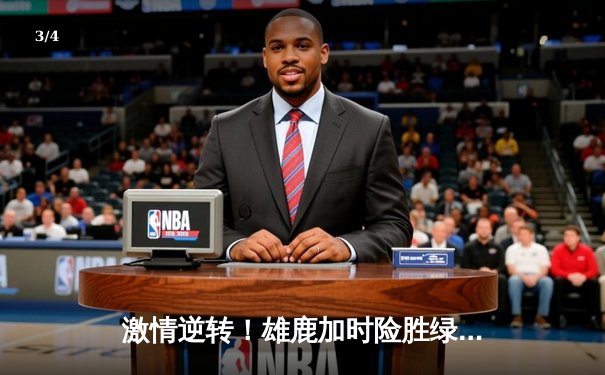 激情逆转！雄鹿加时险胜绿军，字母哥狂砍44分率队捍卫主场 - 3
